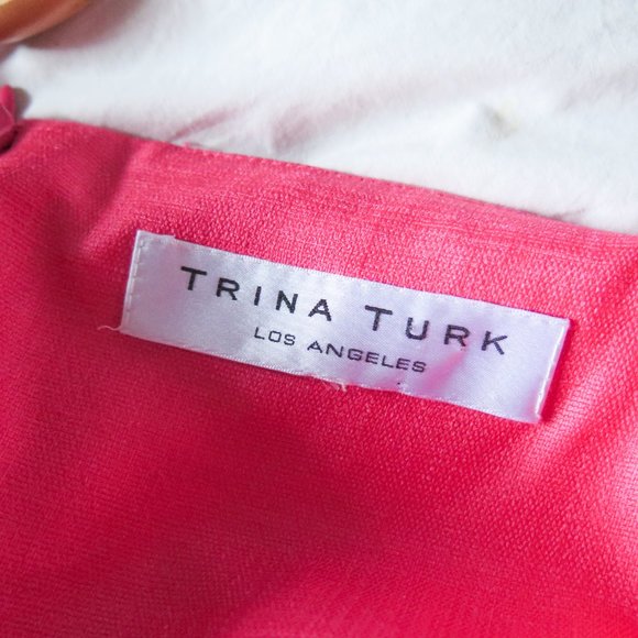 Trina Turk 90s Halter Top Pink Dress - Picture 5 of 5